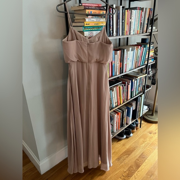 Birdy Grey Gwennie Chiffon Dress - Taupe - Picture 2 of 4